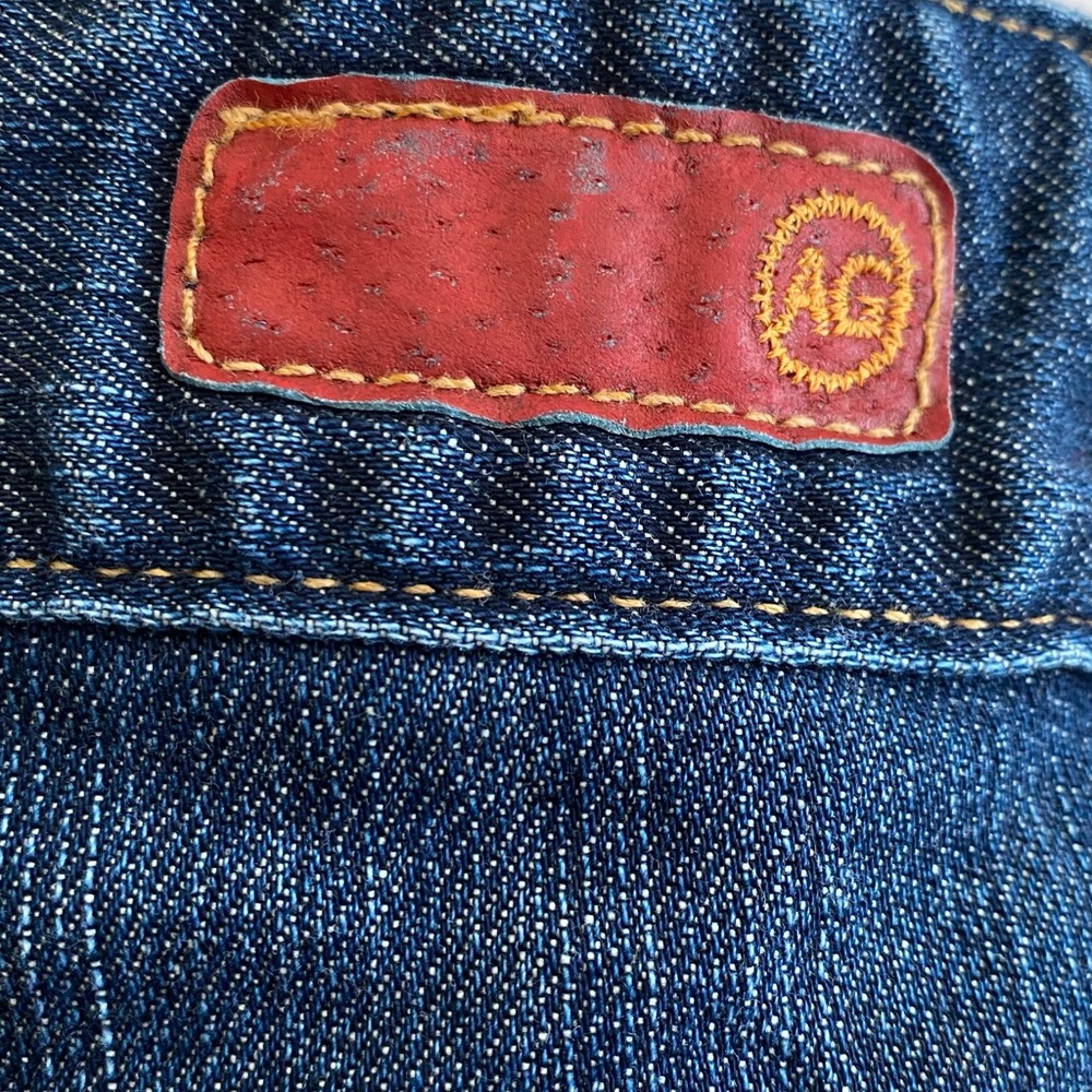 AG Adriano Goldschmied Demure Denim Pencil Skirt Front Slit Pockets size 29 - Picture 6 of 16